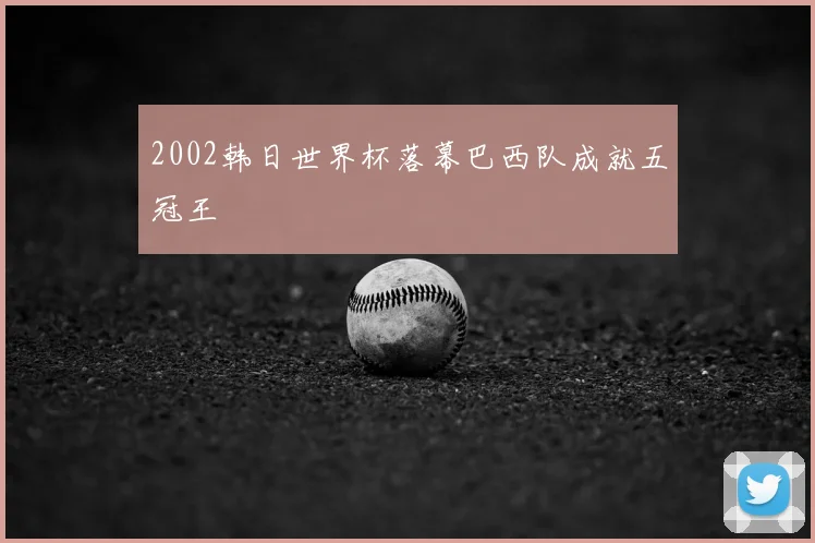 2002韩日世界杯落幕巴西队成就五冠王